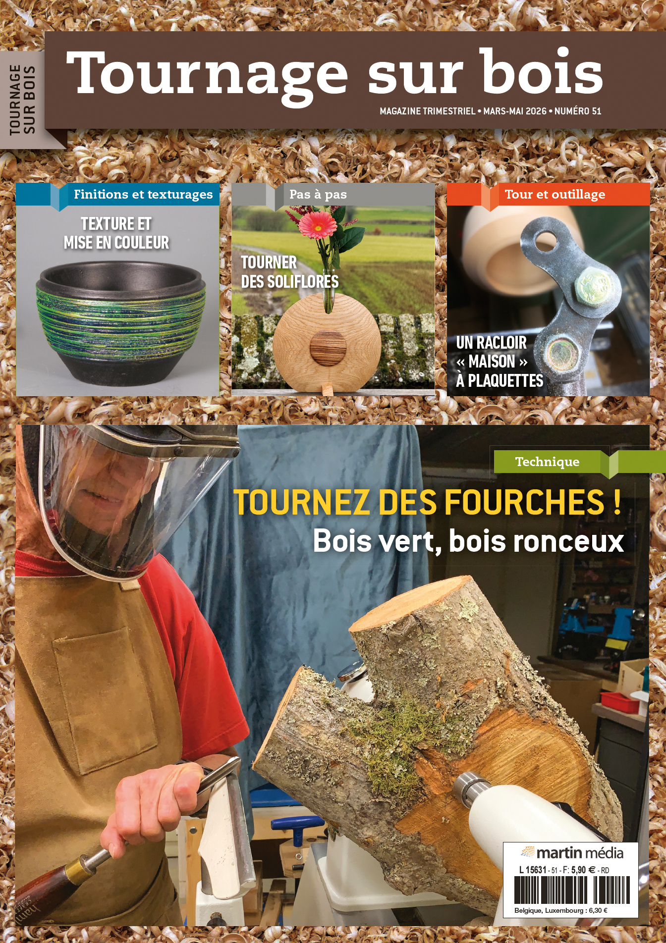 Tournage sur bois n° 51 - mars 2026