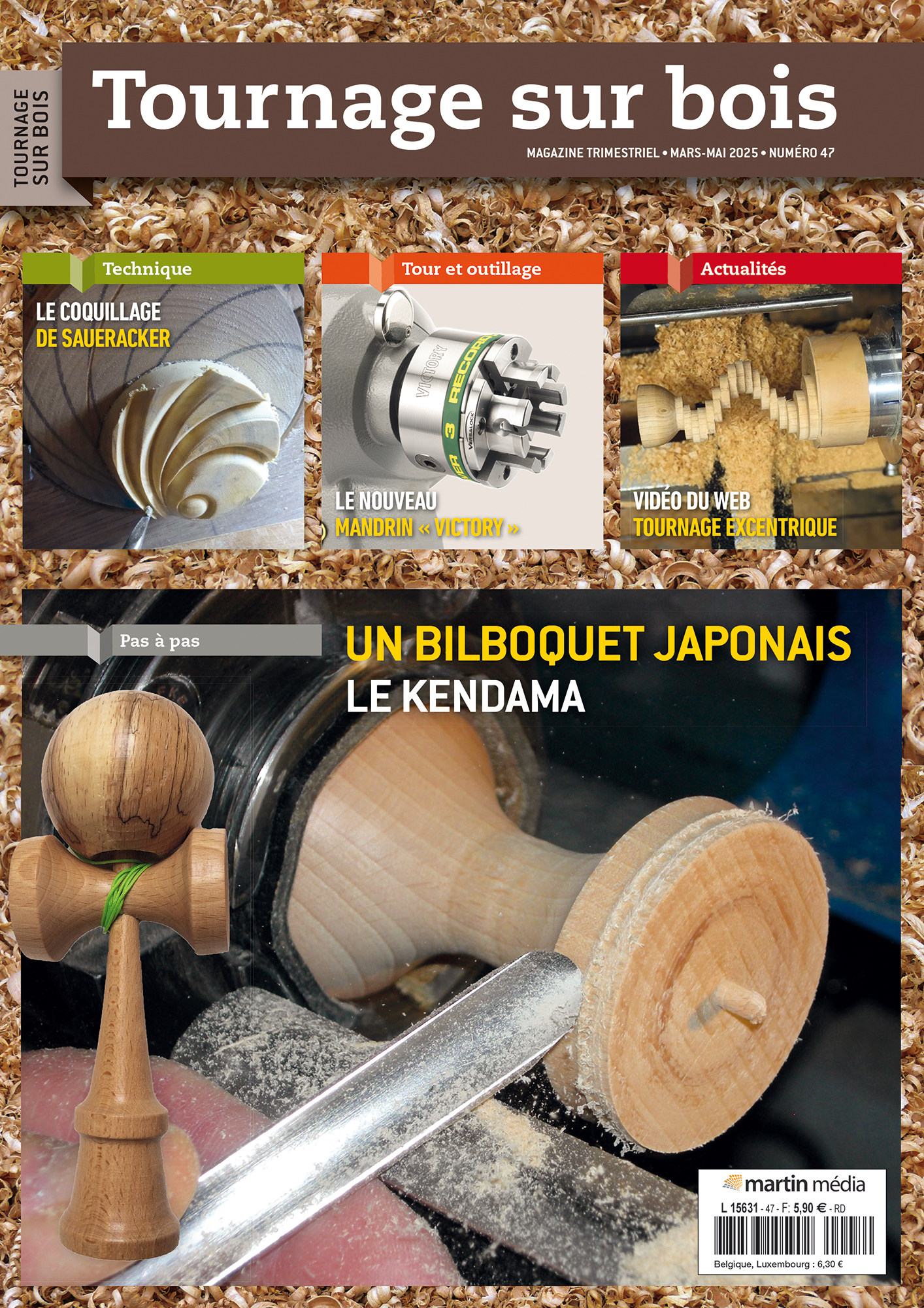 Tournage sur bois n° 47 - mars 2025