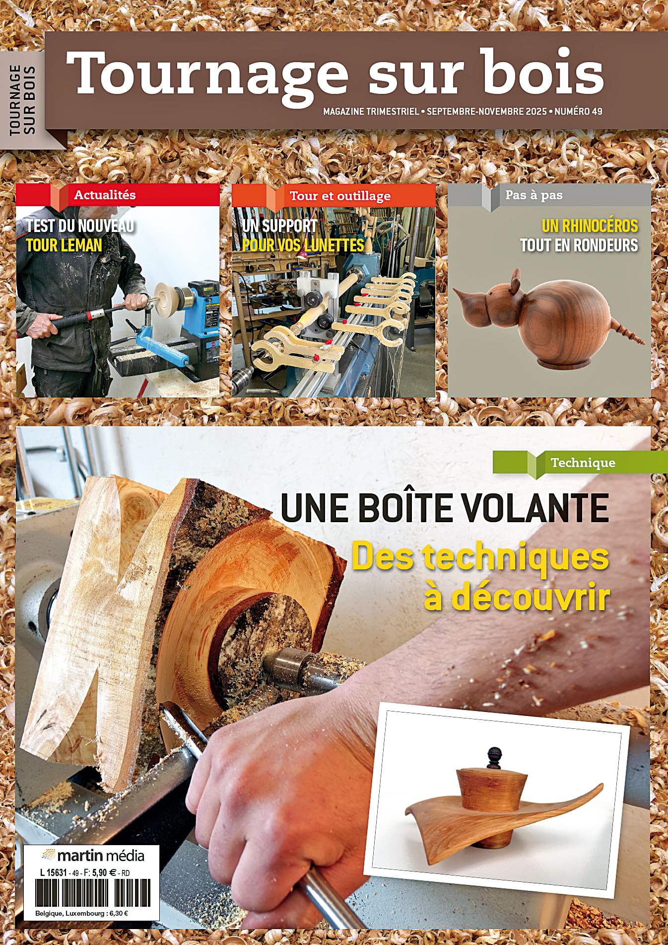 Tournage sur bois n° 49 - septembre 2025
