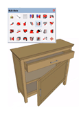 Formation en ligne SKETCHUP 2 : modélisation d'un meuble